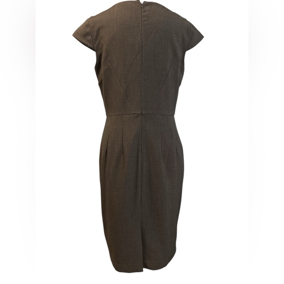 Calvin Klein Charcoal Midi Dress with Cap Sleeves - Picture 5 of 7